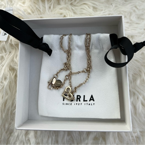 Furla Jewelry - Furla Gold Heart Link Necklace